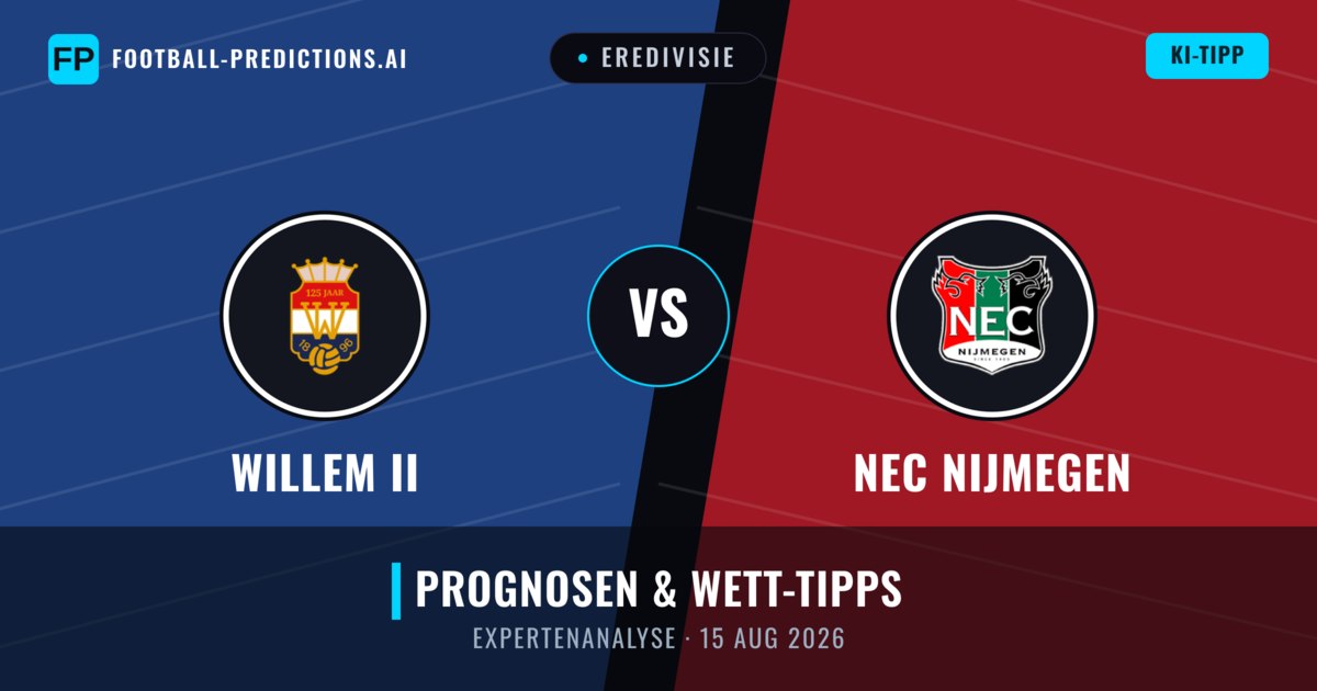 Willem II vs NEC Nijmegen — Prognose und Spielvorschau