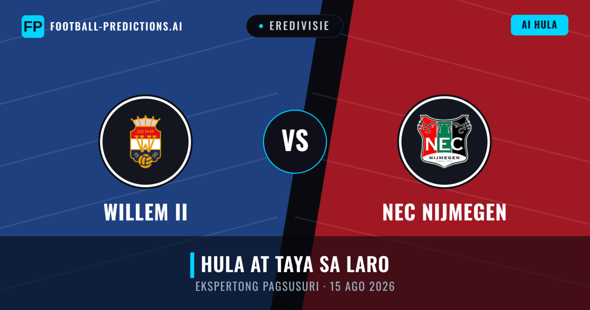 Willem II vs NEC Nijmegen — hula at preview ng laban
