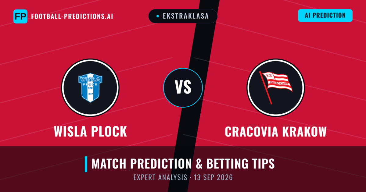 Wisla Plock vs Cracovia Krakow — match prediction & preview