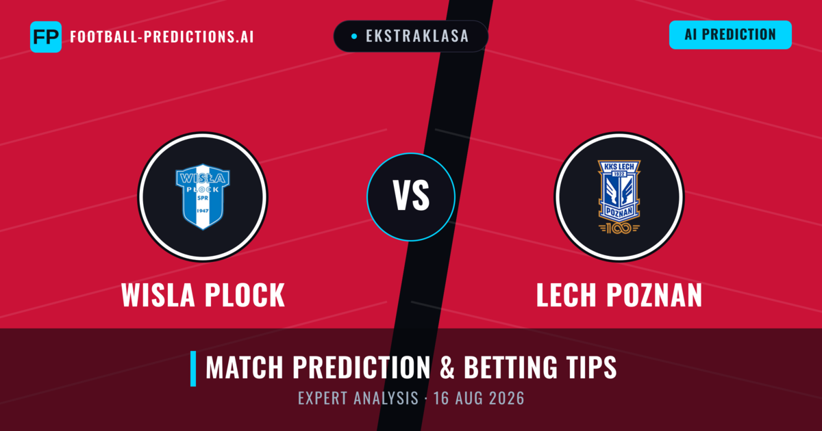 Wisla Plock vs Lech Poznan — match prediction & preview