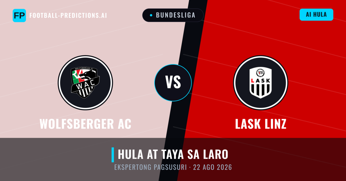 Wolfsberger AC vs LASK Linz — hula at preview ng laban