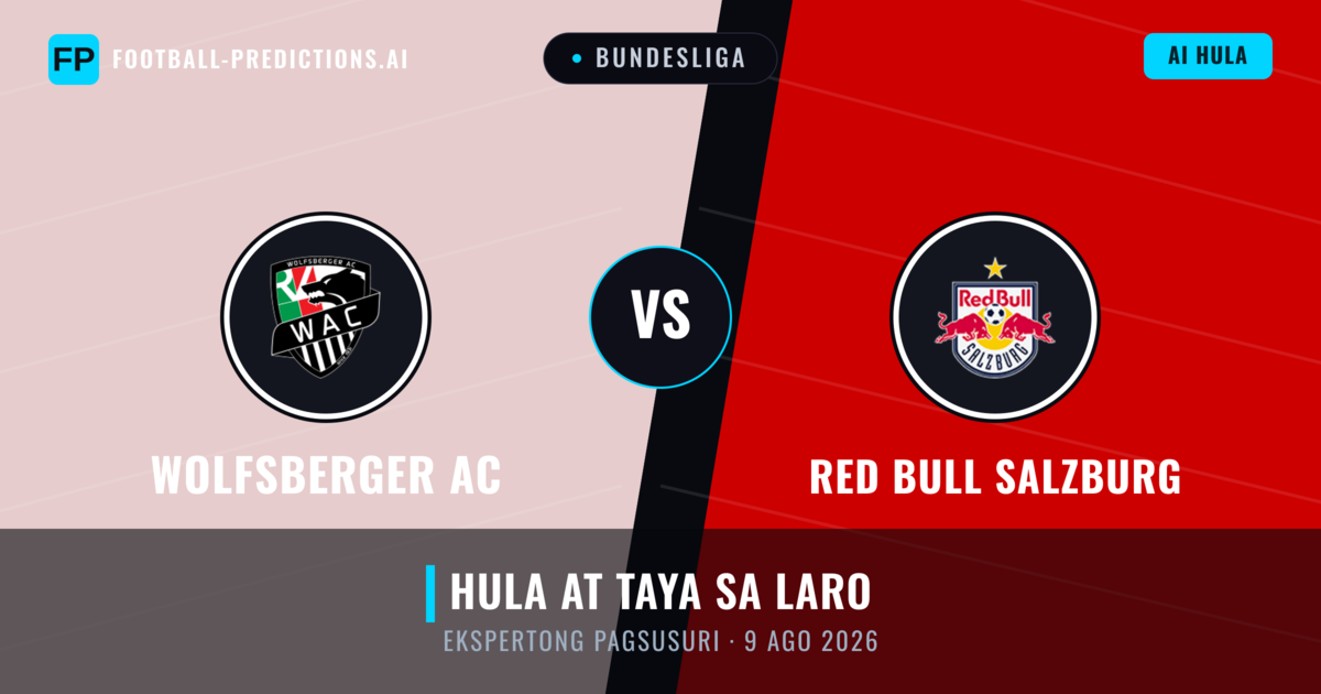 Wolfsberger AC vs Red Bull Salzburg — hula at preview ng laban