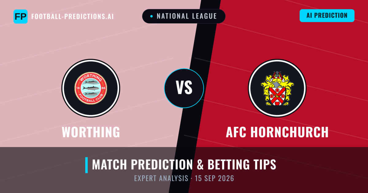 Worthing vs AFC Hornchurch — match prediction & preview