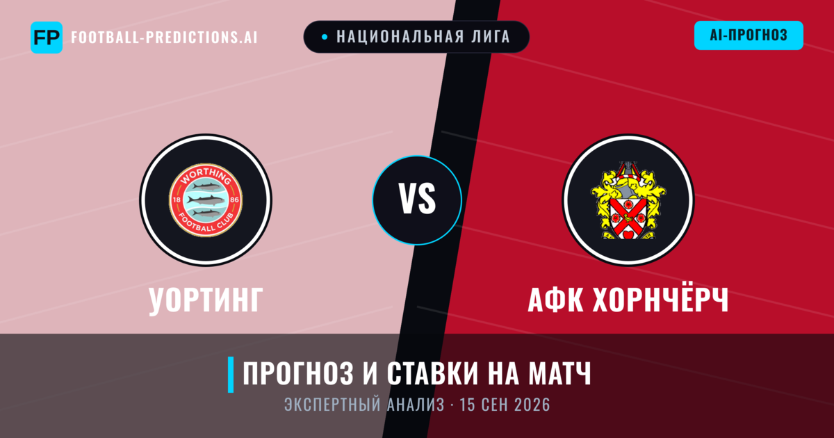 Уортинг – АФК Хорнчёрч — прогноз и превью матча