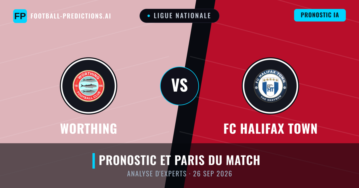Worthing vs FC Halifax Town — pronostic et avant-match