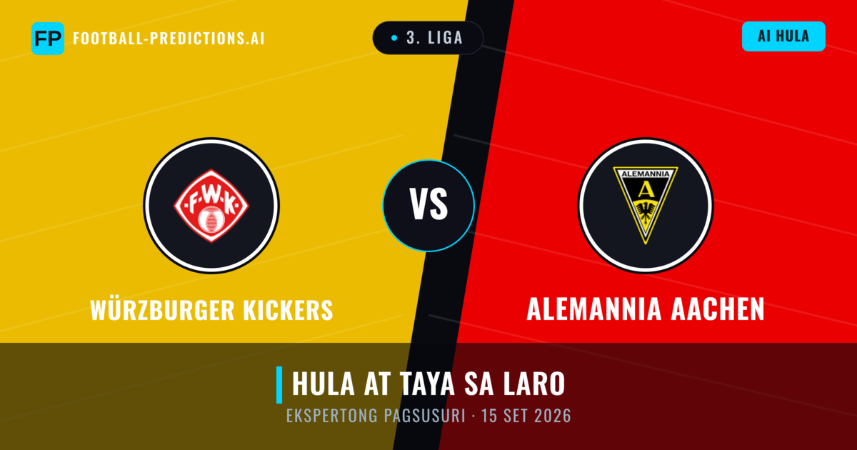 Würzburger Kickers vs Alemannia Aachen — hula at preview ng laban