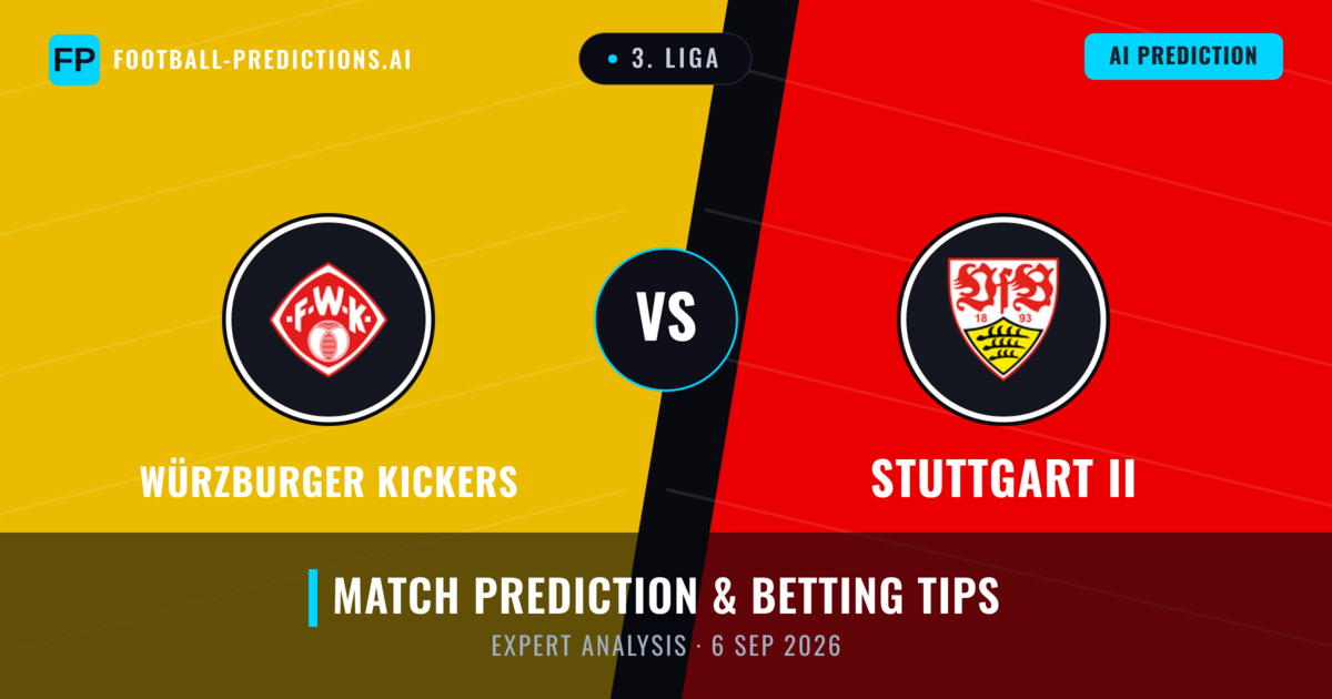 Würzburger Kickers vs Stuttgart II — match prediction & preview