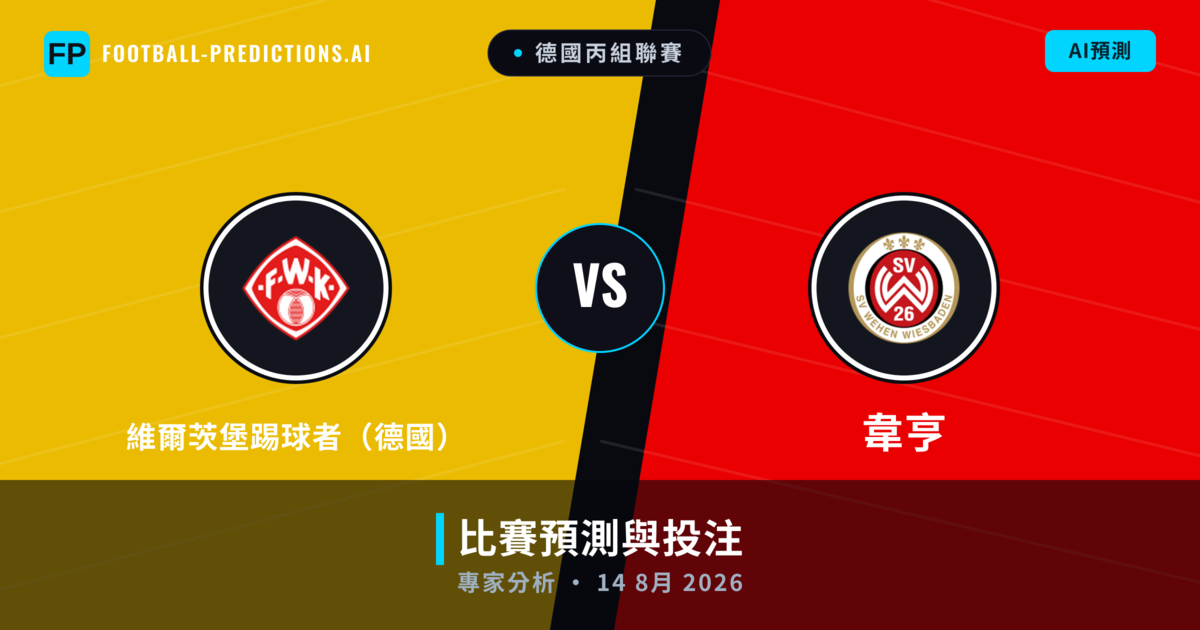 維爾茨堡踢球者（德國） vs 韋亨 — 比赛预测和前瞻