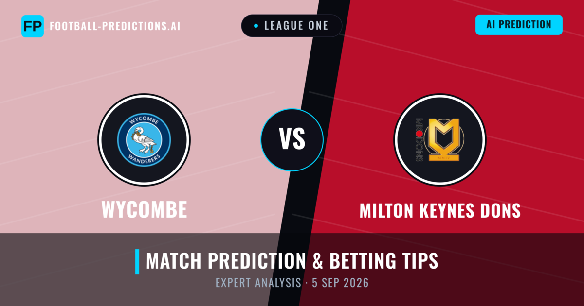 Wycombe vs Milton Keynes Dons — match prediction & preview