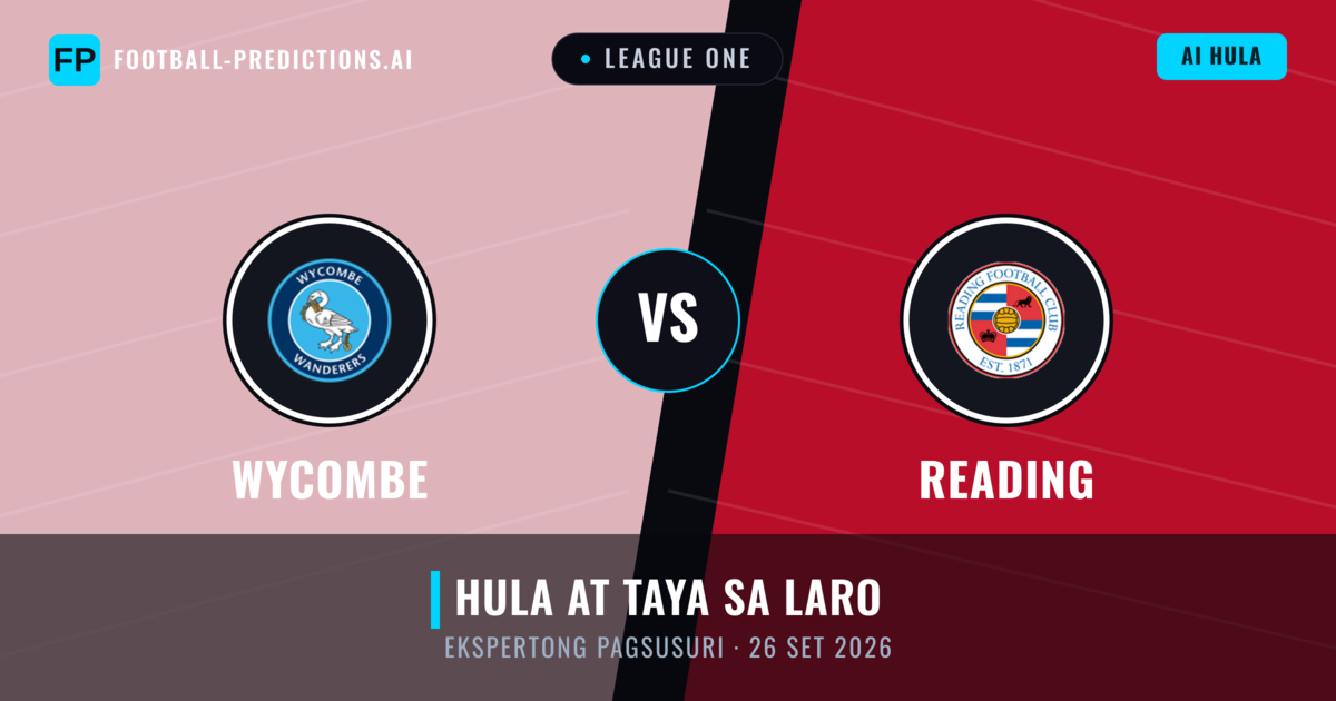Wycombe vs Reading — hula at preview ng laban