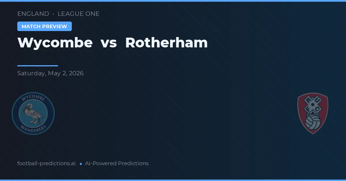 Wycombe vs Rotherham preview