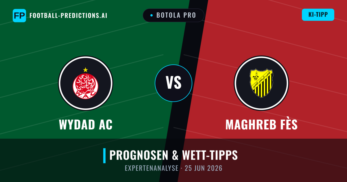 Wydad AC vs Maghreb Fès — Prognose und Spielvorschau