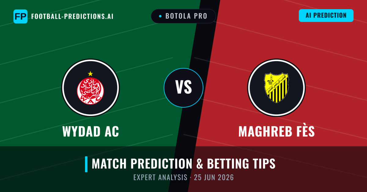 Wydad AC vs Maghreb Fès — match prediction & preview