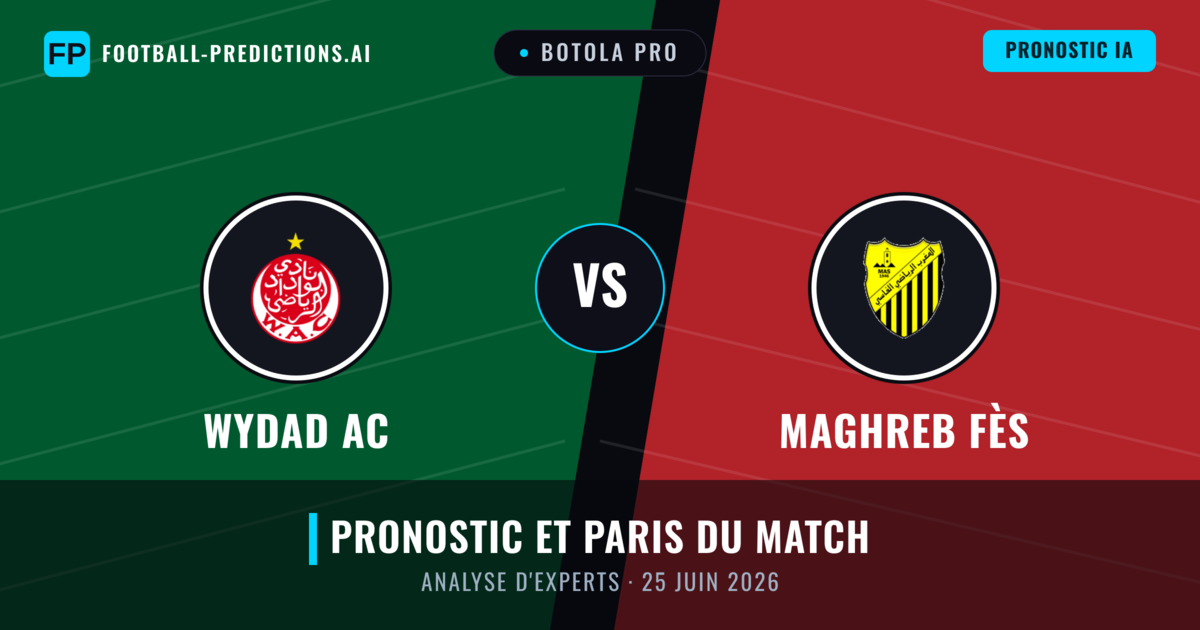 Wydad AC vs Maghreb Fès — pronostic et avant-match