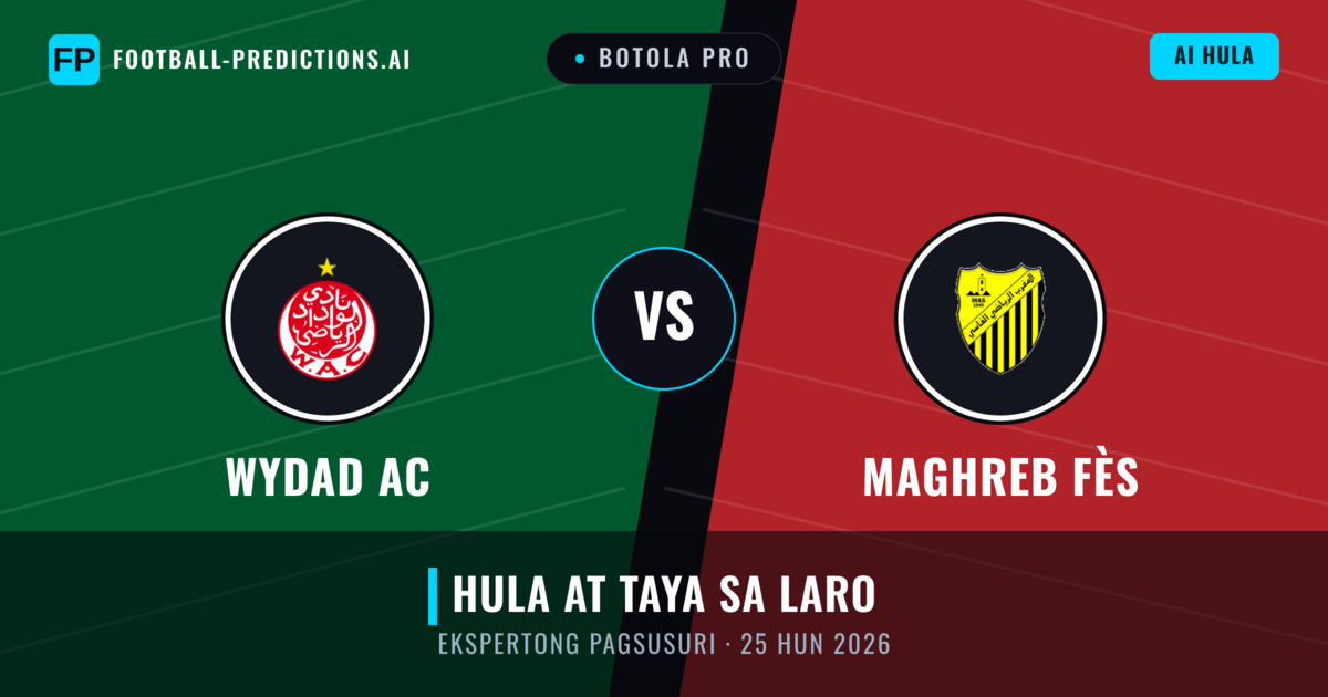 Wydad AC vs Maghreb Fès — hula at preview ng laban