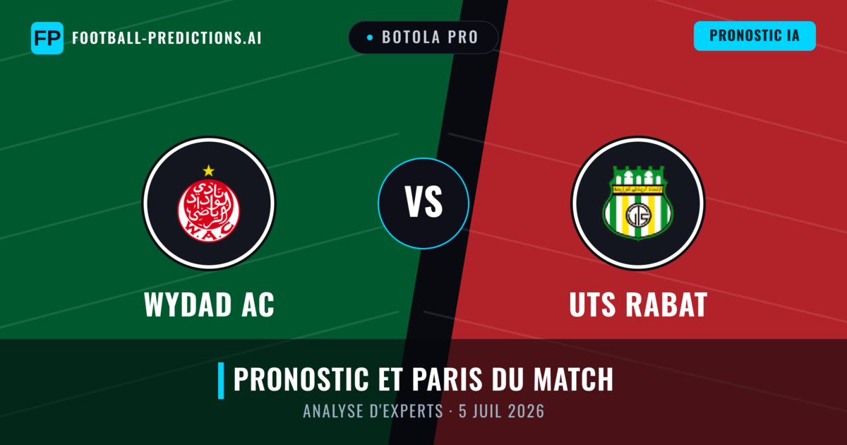 Wydad AC vs UTS Rabat — pronostic et avant-match