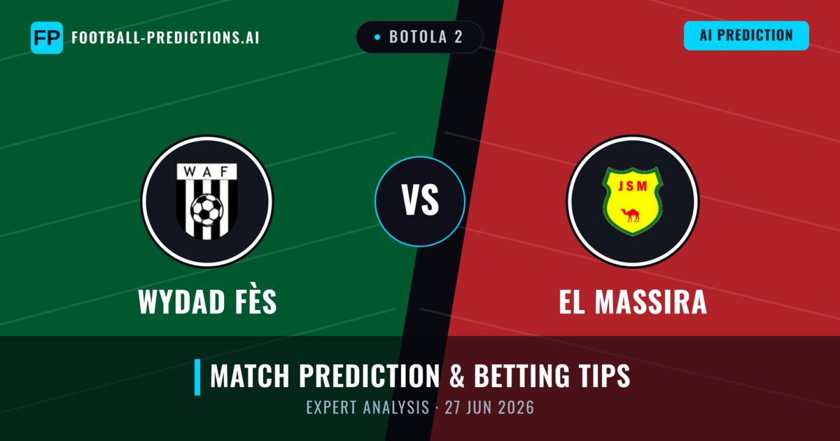 Wydad Fès vs El Massira — match prediction & preview