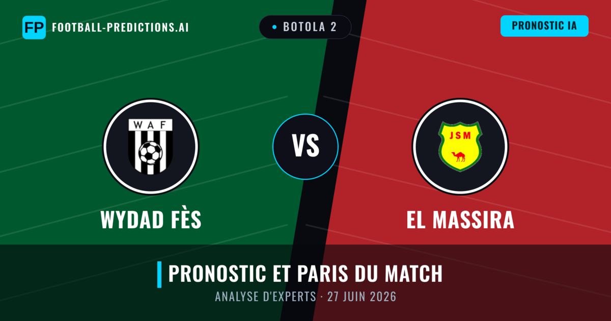 Wydad Fès vs El Massira — pronostic et avant-match