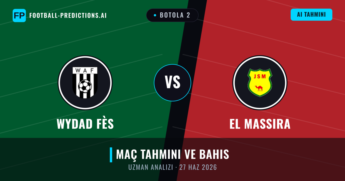 Wydad Fès - El Massira — maç tahmini ve önizleme