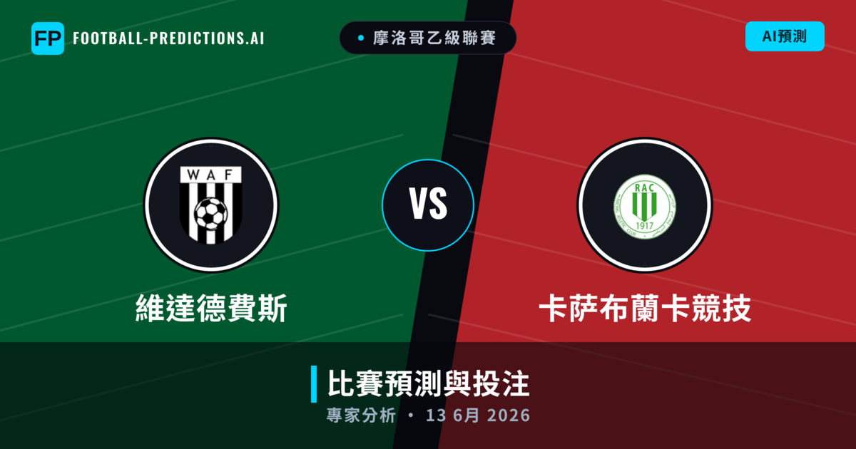 維達德費斯 vs 卡萨布蘭卡競技 — 比赛预测和前瞻