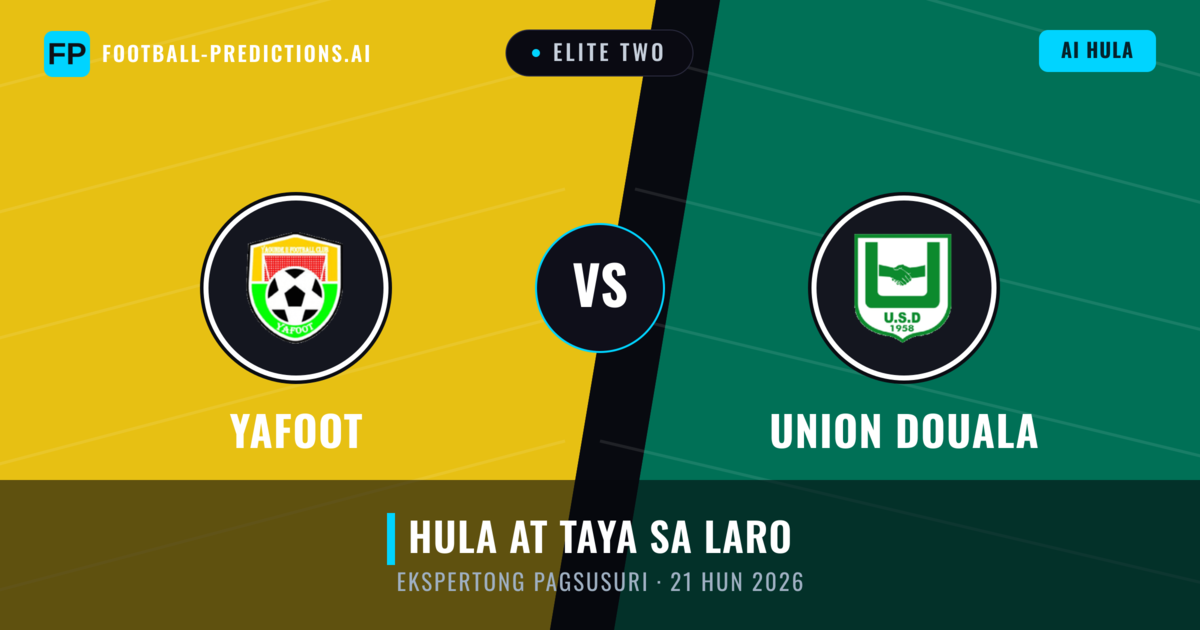 Yafoot vs Union Douala — hula at preview ng laban