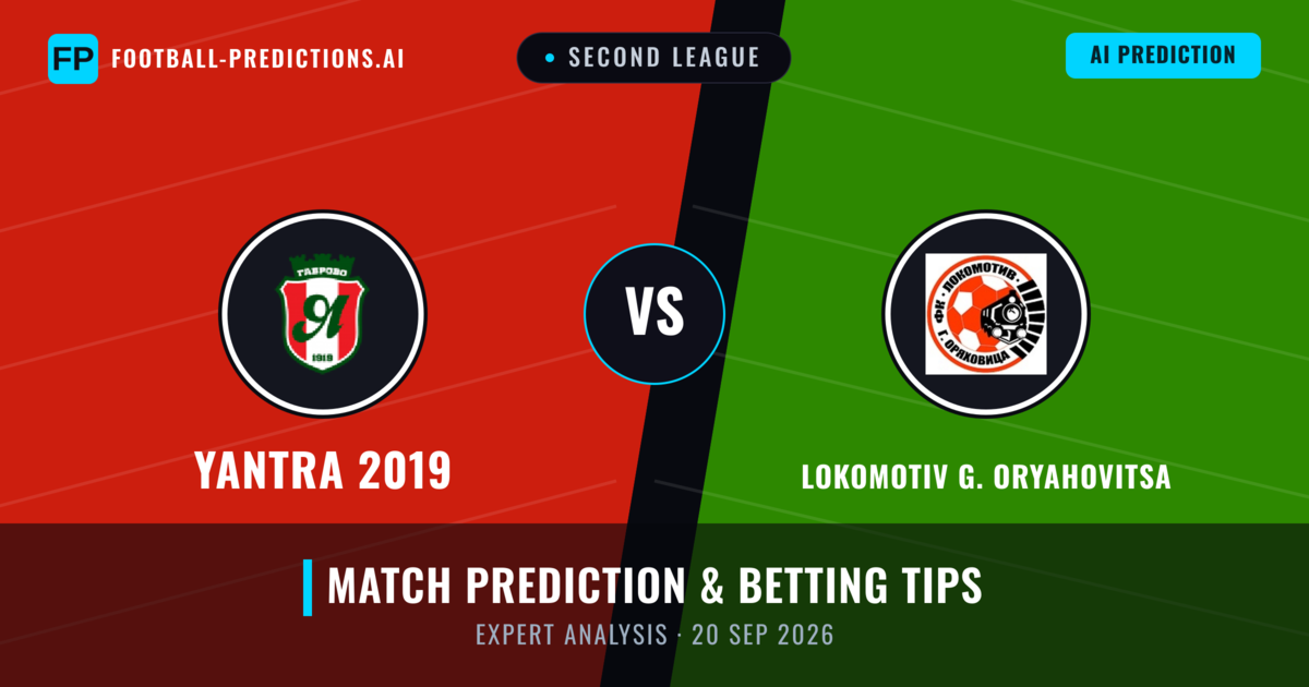 Yantra 2019 vs Lokomotiv G. Oryahovitsa — match prediction & preview