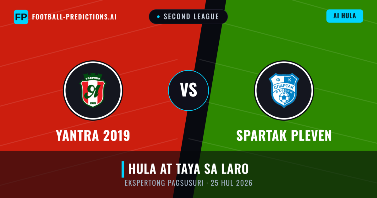 Yantra 2019 vs Spartak Pleven — hula at preview ng laban
