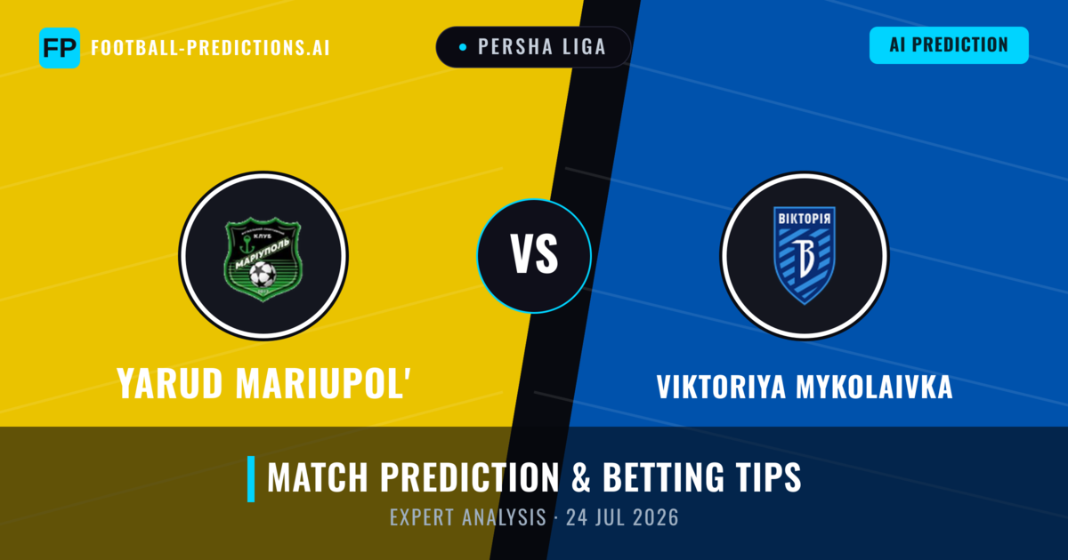 Yarud Mariupol' vs Viktoriya Mykolaivka — match prediction & preview
