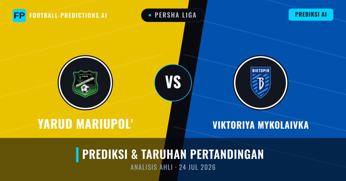 Yarud Mariupol' vs Viktoriya Mykolaivka — prediksi dan pratinjau pertandingan