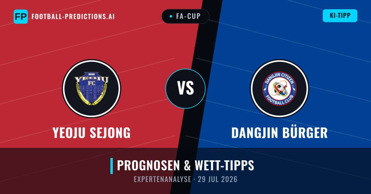Yeoju Sejong vs Dangjin Bürger — Prognose und Spielvorschau