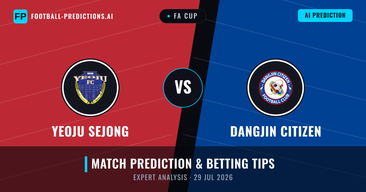 Yeoju Sejong vs Dangjin Citizen — match prediction & preview