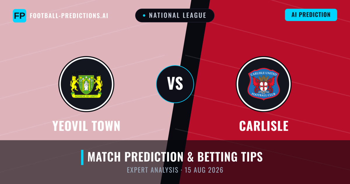 Yeovil Town vs Carlisle — match prediction & preview