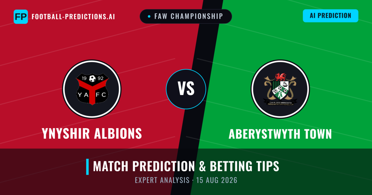 Ynyshir Albions vs Aberystwyth Town — match prediction & preview