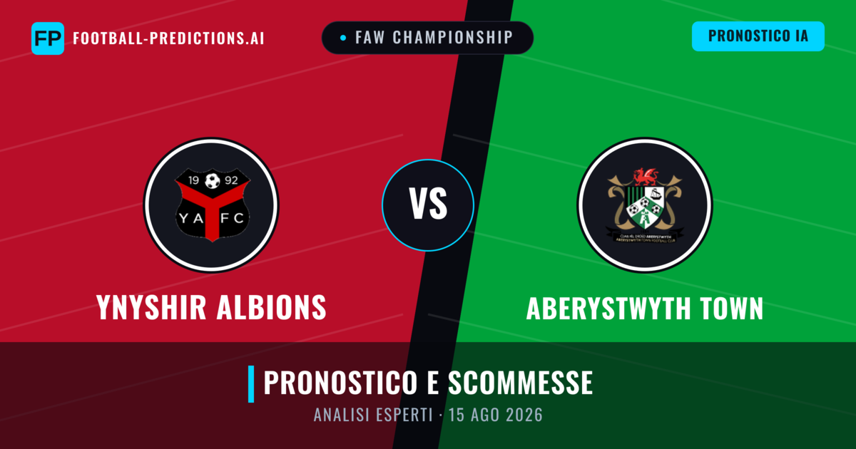 Ynyshir Albions vs Aberystwyth Town — pronostico e anteprima del match