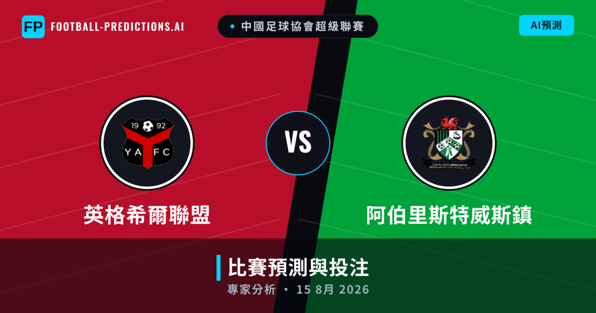 英格希爾聯盟 vs 阿伯里斯特威斯鎮 — 比赛预测和前瞻