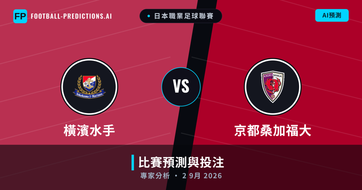 橫濱水手 vs 京都桑加福大 — 比赛预测和前瞻