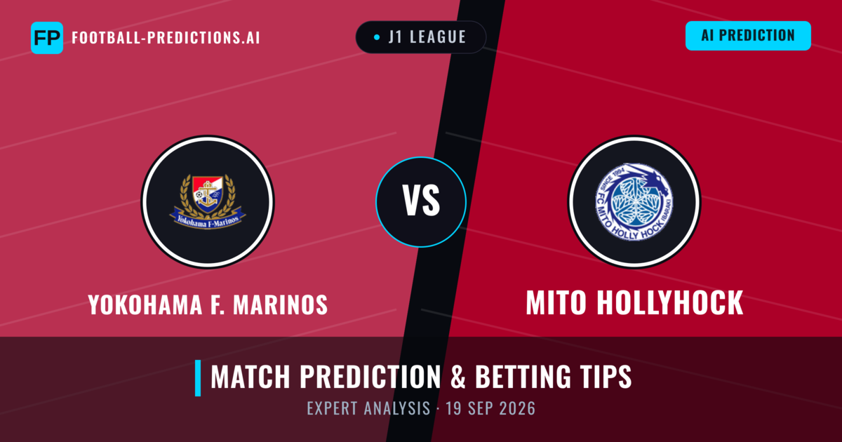 Yokohama F. Marinos vs Mito Hollyhock — match prediction & preview