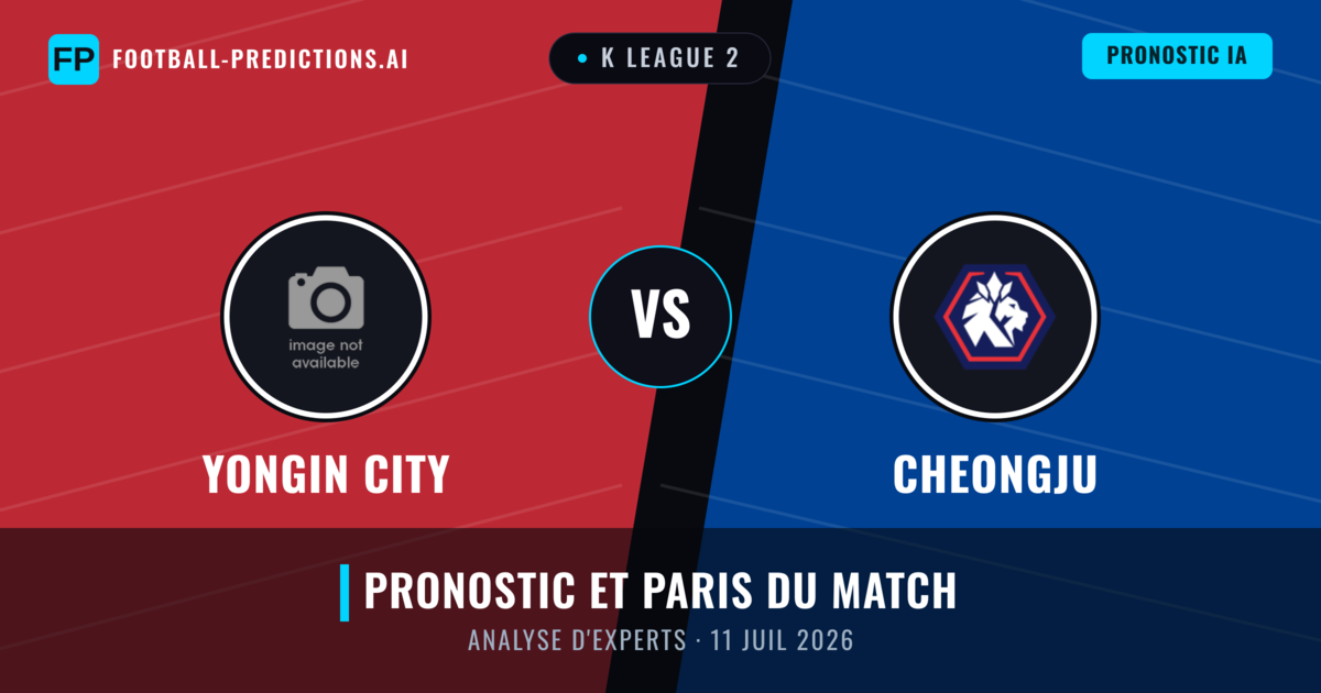 Yongin City vs Cheongju — pronostic et avant-match