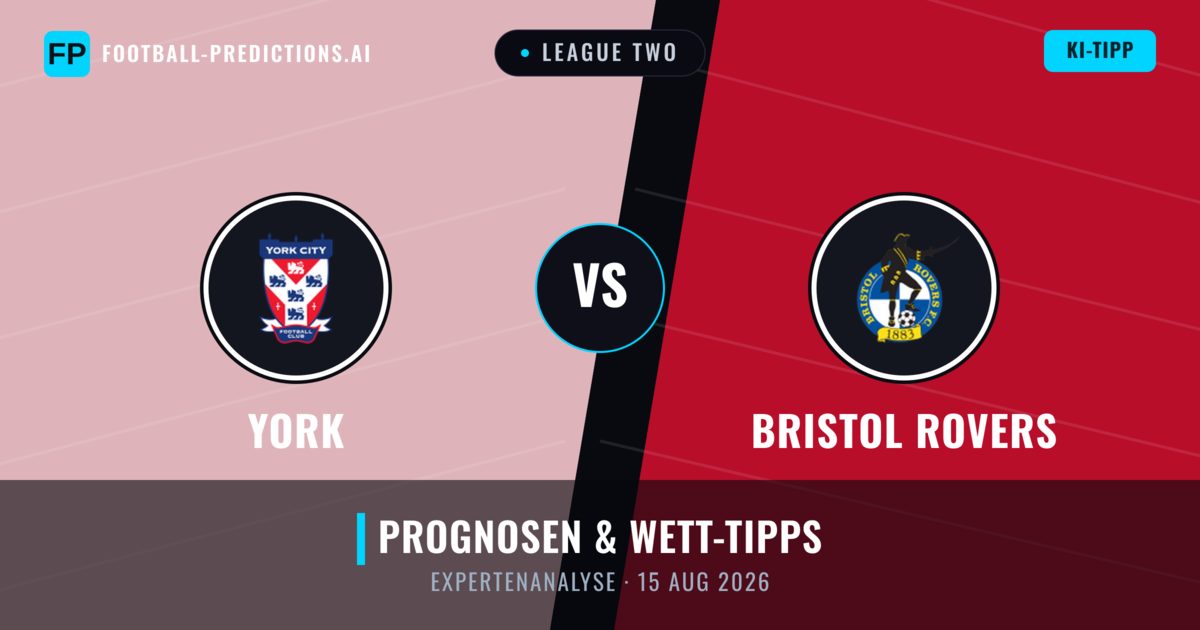 York vs Bristol Rovers — Prognose und Spielvorschau