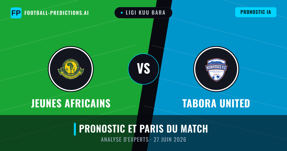 Jeunes Africains vs Tabora United — pronostic et avant-match