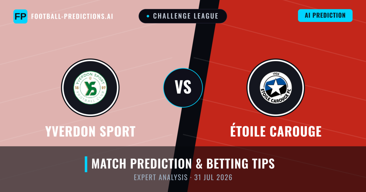 Yverdon Sport vs Étoile Carouge — match prediction & preview