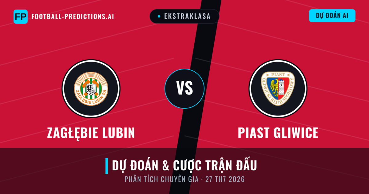 Zagłębie Lubin vs Piast Gliwice — dự đoán và xem trước trận đấu