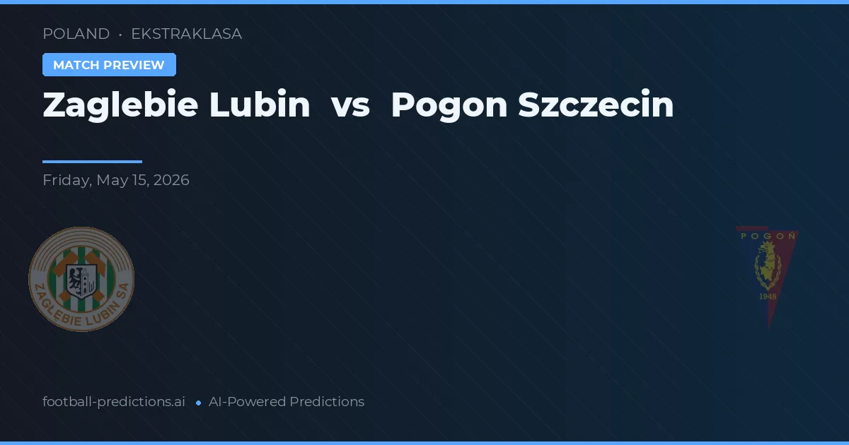 Zagłębie Lubin vs Pogoń Szczecin — hula at preview ng laban