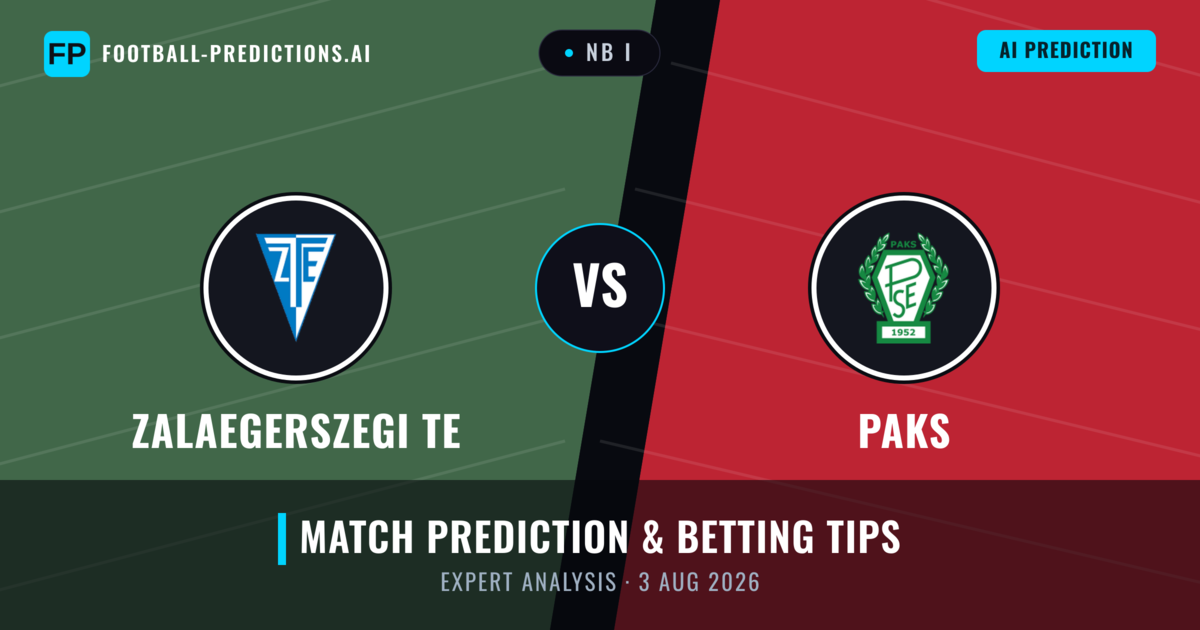 Zalaegerszegi TE vs Paks — match prediction & preview