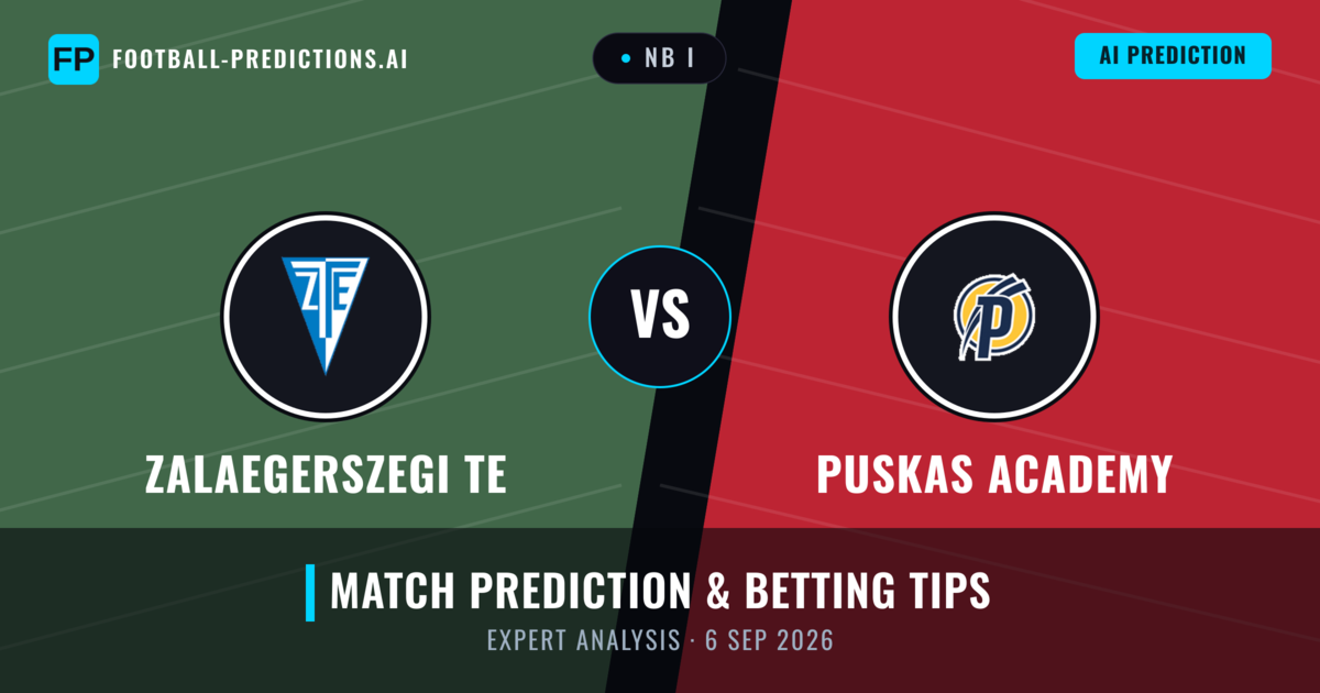 Zalaegerszegi TE vs Puskas Academy — match prediction & preview