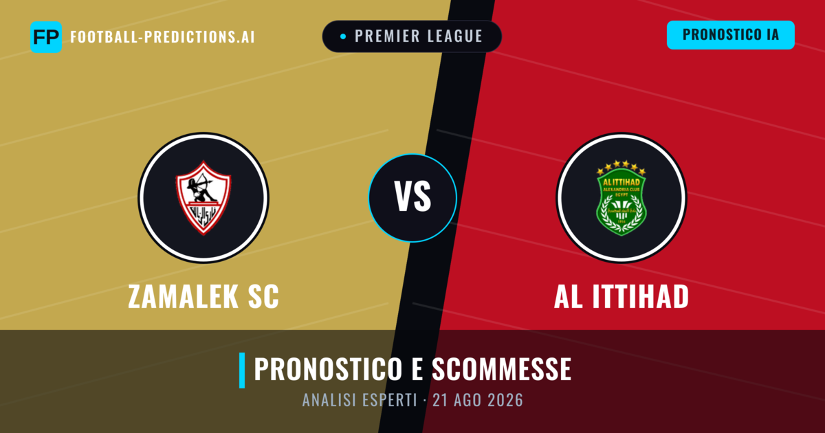 Zamalek SC vs Al Ittihad — pronostico e anteprima del match