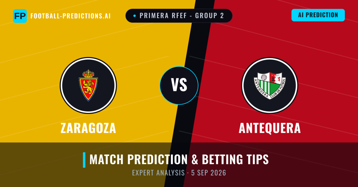 Zaragoza vs Antequera — match prediction & preview