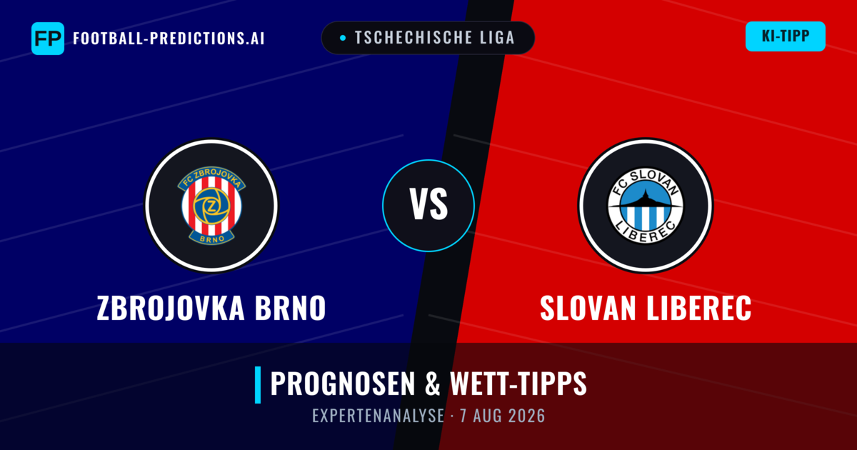 Zbrojovka Brno vs Slovan Liberec — Prognose und Spielvorschau