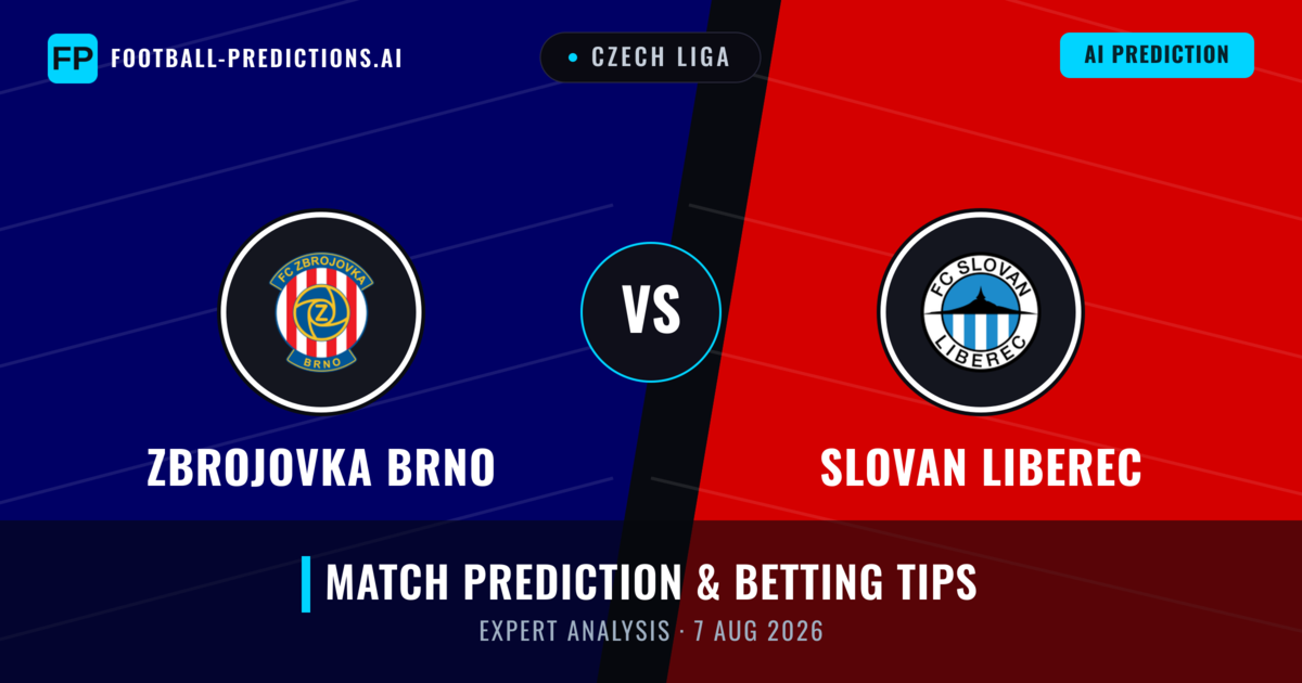Zbrojovka Brno vs Slovan Liberec — match prediction & preview