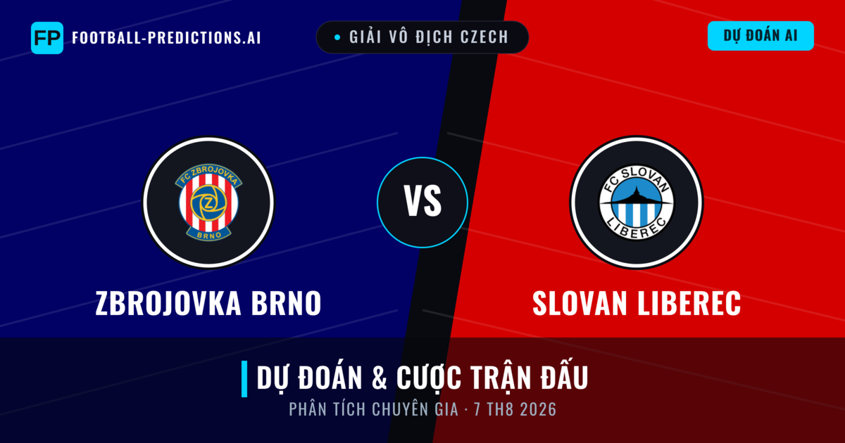 Zbrojovka Brno vs Slovan Liberec — dự đoán và xem trước trận đấu